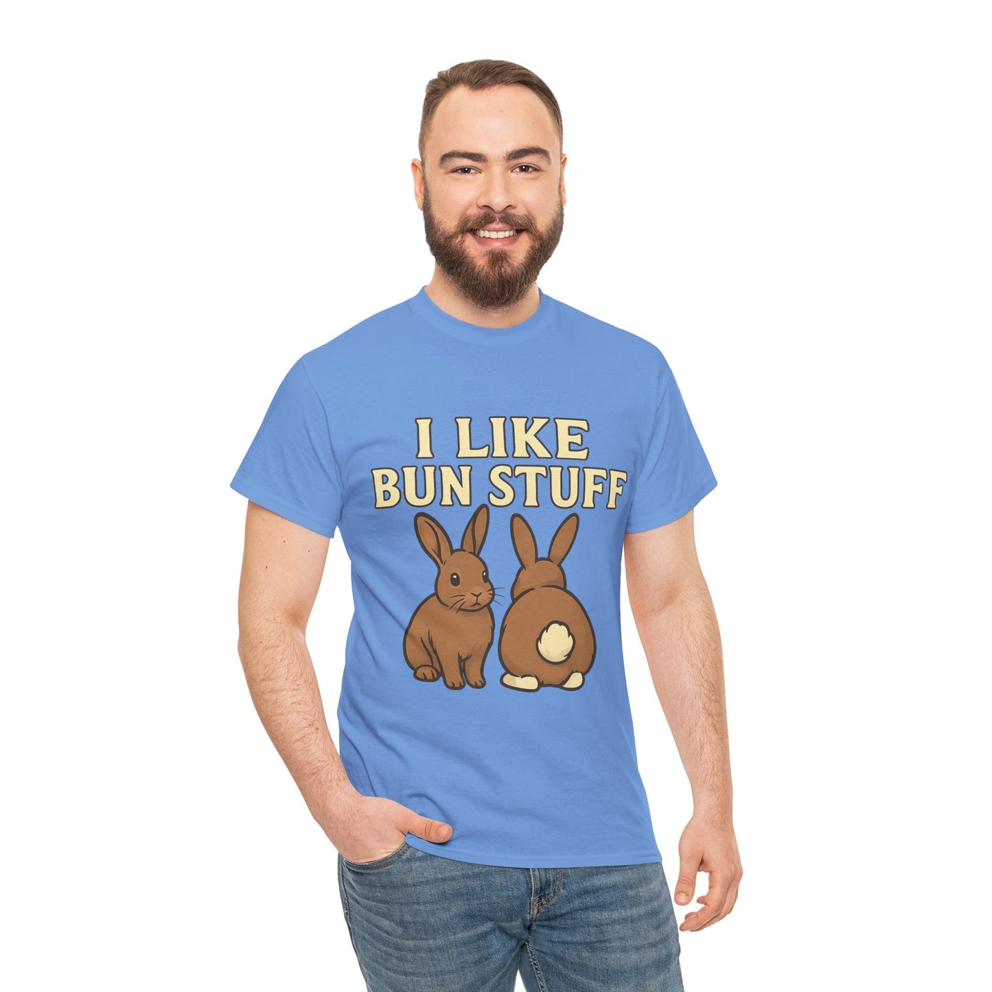 I Like Bun Stuff Tee - Rabbit T-Shirt - Gift for Bunny Lovers - Funny Animal Apparel - Bun Pun