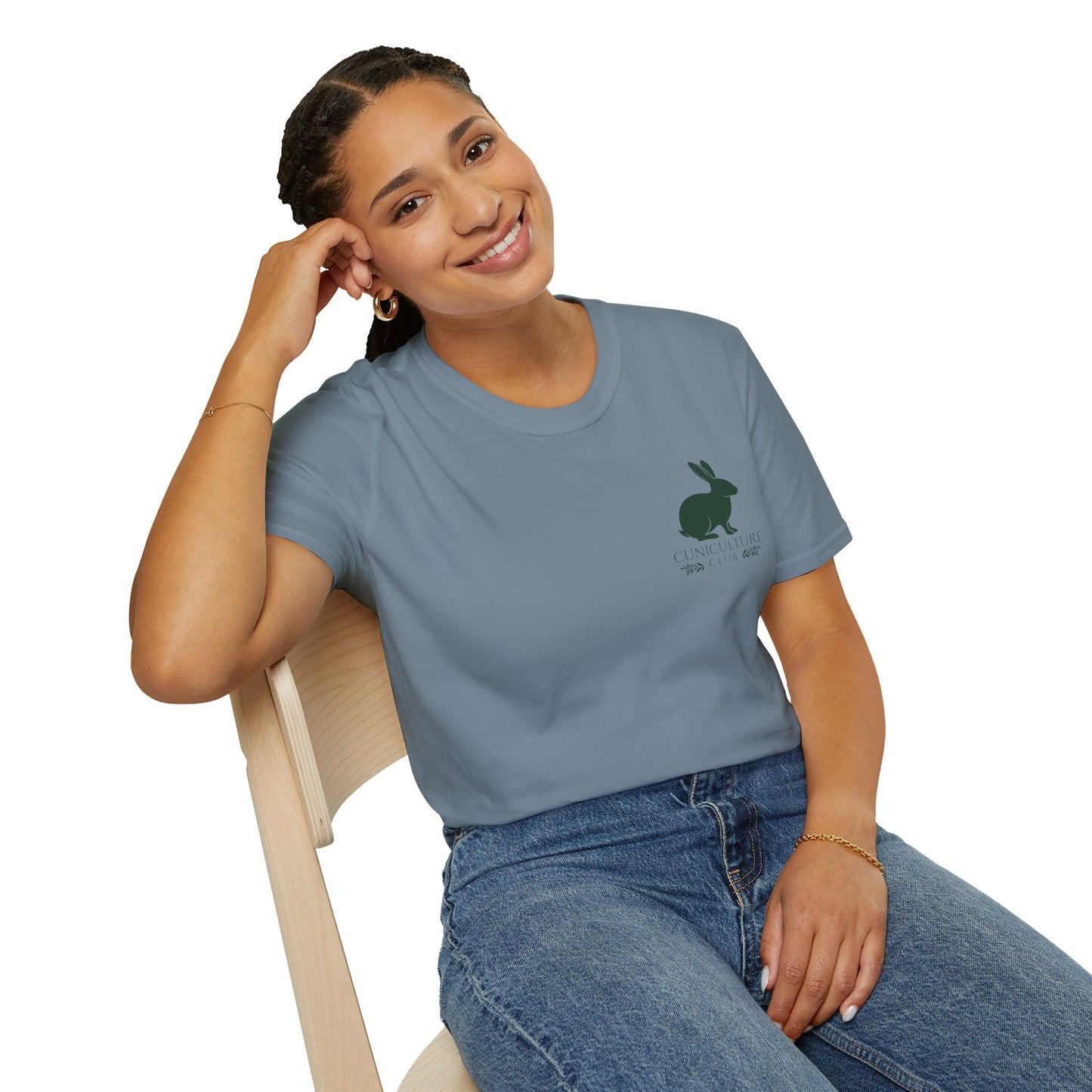 Cuniculture Club Classic Mini Logo Tee – CC Merch Collection Essential - Unisex Softstyle T-Shirt