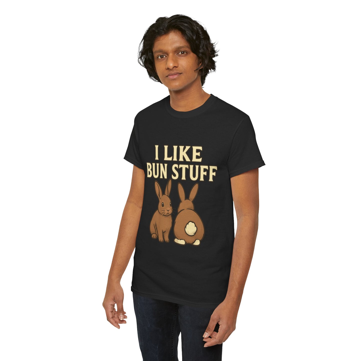 I Like Bun Stuff Tee - Rabbit T-Shirt - Gift for Bunny Lovers - Funny Animal Apparel - Bun Pun
