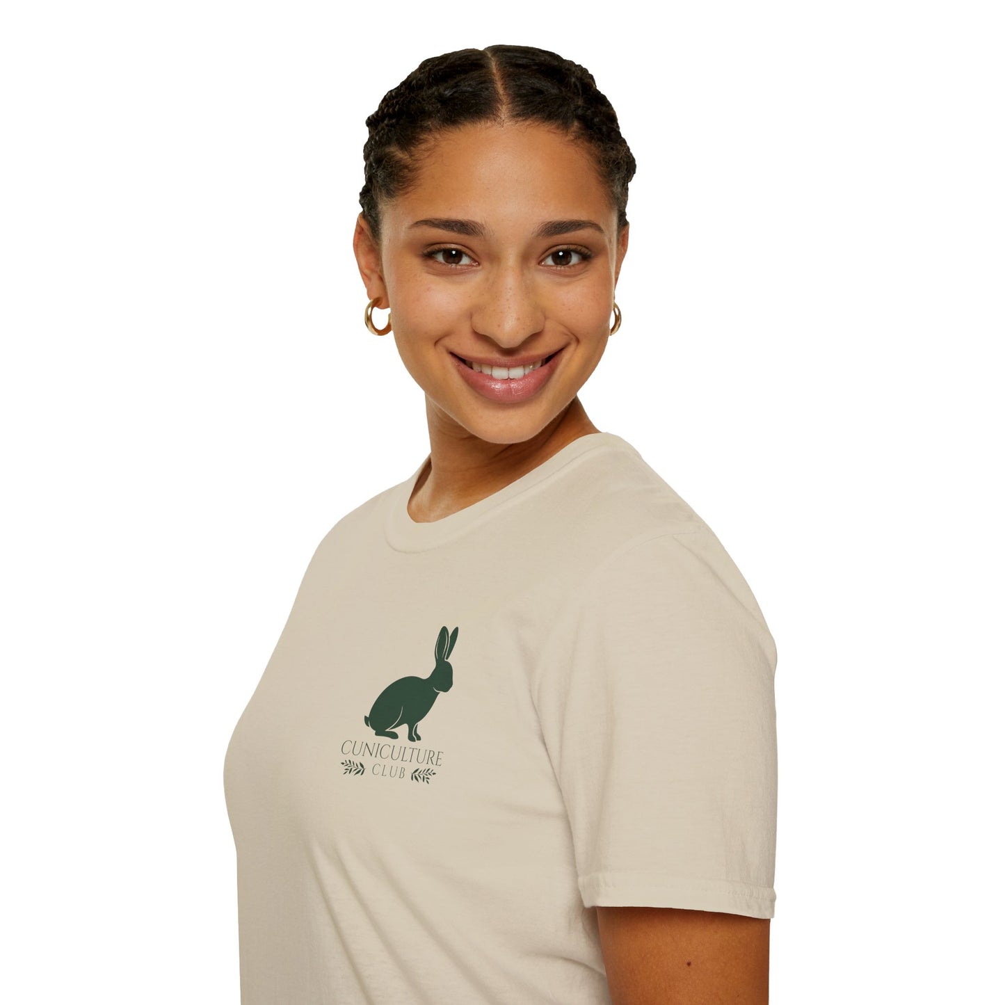 Cuniculture Club Classic Mini Logo Tee – CC Merch Collection Essential - Unisex Softstyle T-Shirt