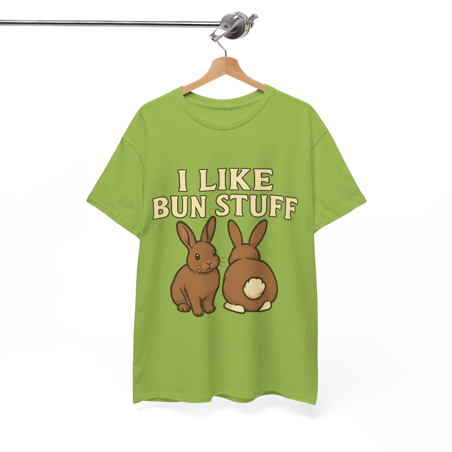 I Like Bun Stuff Tee - Rabbit T-Shirt - Gift for Bunny Lovers - Funny Animal Apparel - Bun Pun