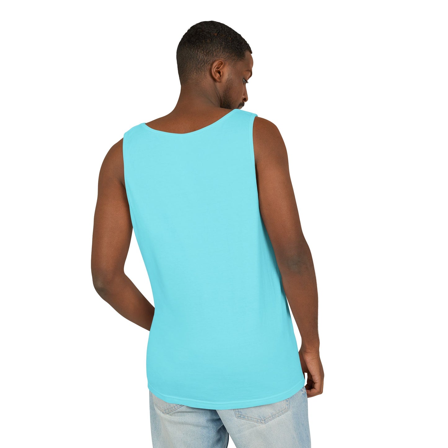 Sun's Out, Bun’s Out Tank Top – Funny Bunny Bums Summer Tee - Unisex Garment-Dyed | Beach Vibes - Vacation Apparel