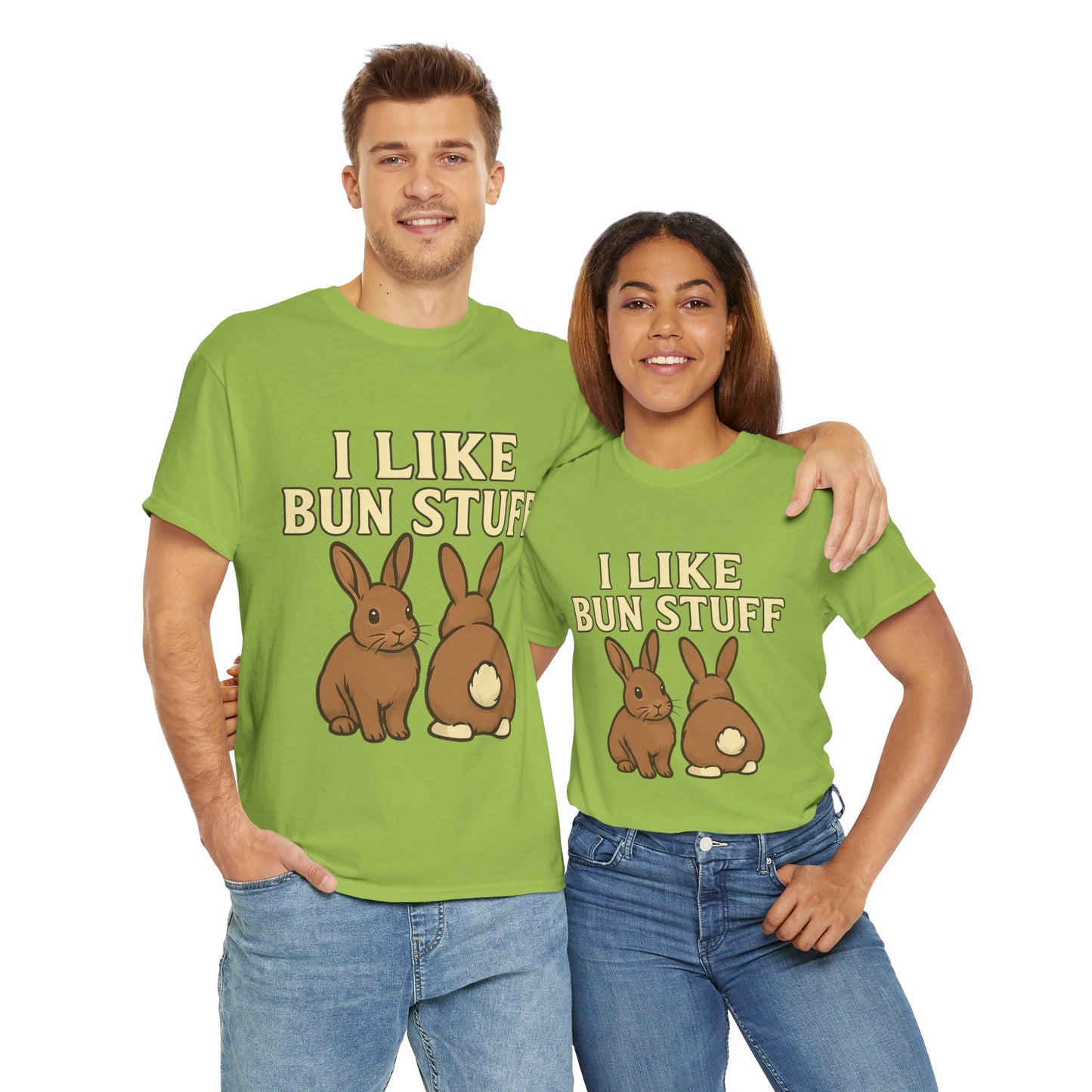 I Like Bun Stuff Tee - Rabbit T-Shirt - Gift for Bunny Lovers - Funny Animal Apparel - Bun Pun
