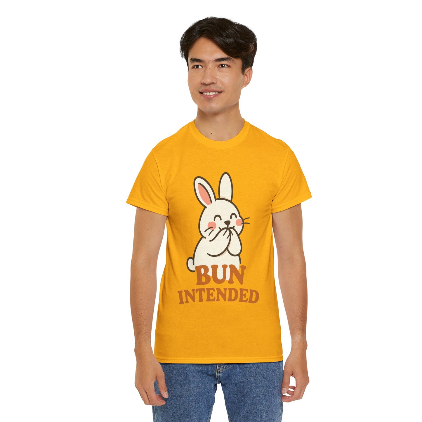 Cute Bunny Graphic Tee - Unisex Heavy Cotton Tee, Animal Lover Shirt, Easter Gift, Funny T-Shirt, Spring Fashion