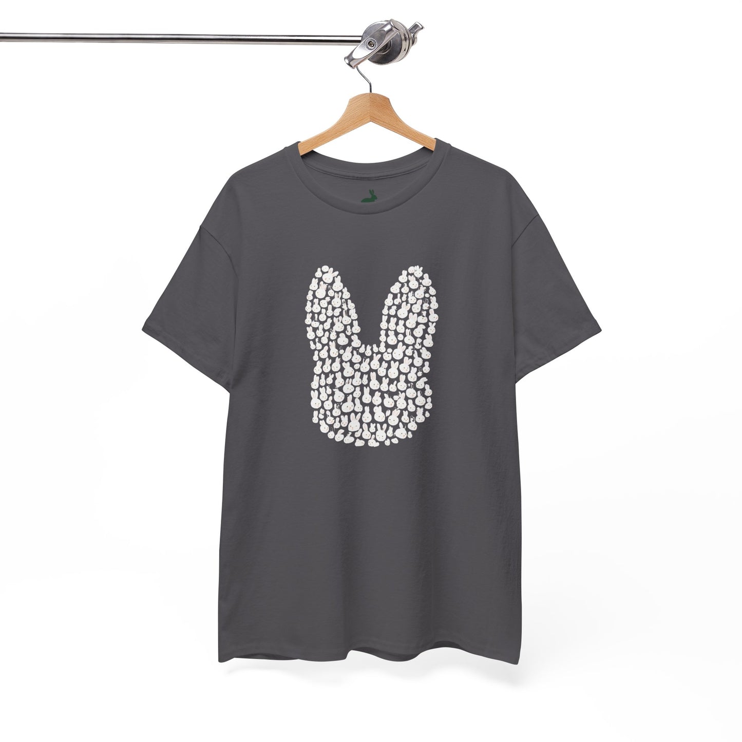“Bun Within a Bun” Rabbit Head Shirt – Cuniculture Club Original - Cute Bunny Graphic Tee - Unisex Heavy Cotton T-Shirt