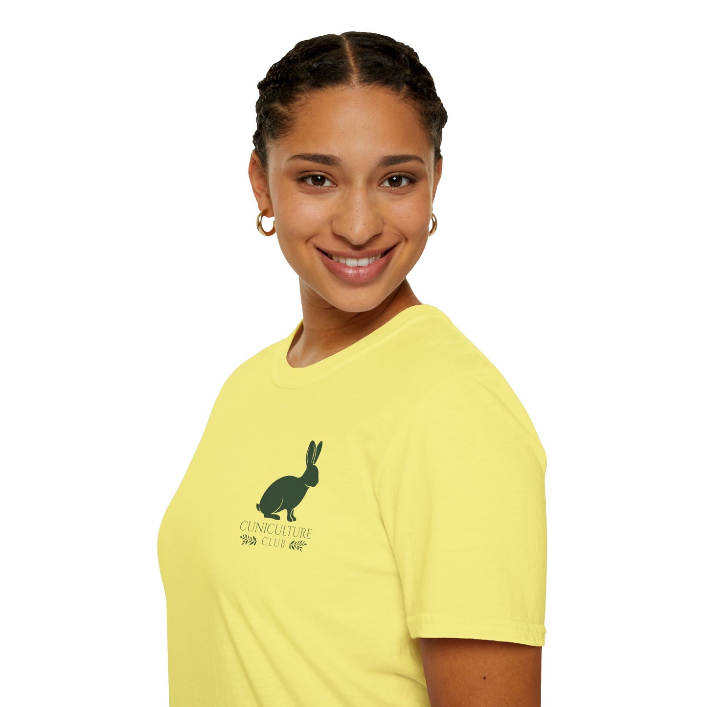Cuniculture Club Classic Mini Logo Tee – CC Merch Collection Essential - Unisex Softstyle T-Shirt