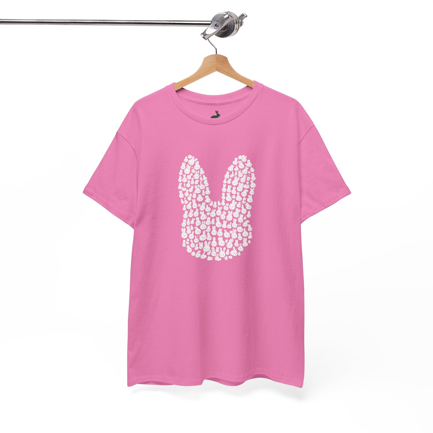 “Bun Within a Bun” Rabbit Head Shirt – Cuniculture Club Original - Cute Bunny Graphic Tee - Unisex Heavy Cotton T-Shirt