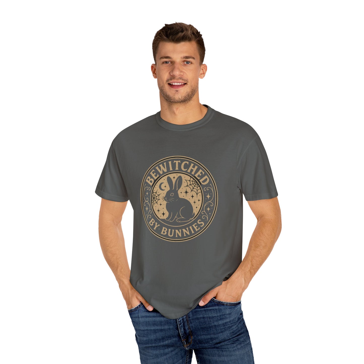 Bewitched by Bunnies Unisex T-shirt | Rabbit Enthusiast Tee - Halloween & Fall Collection