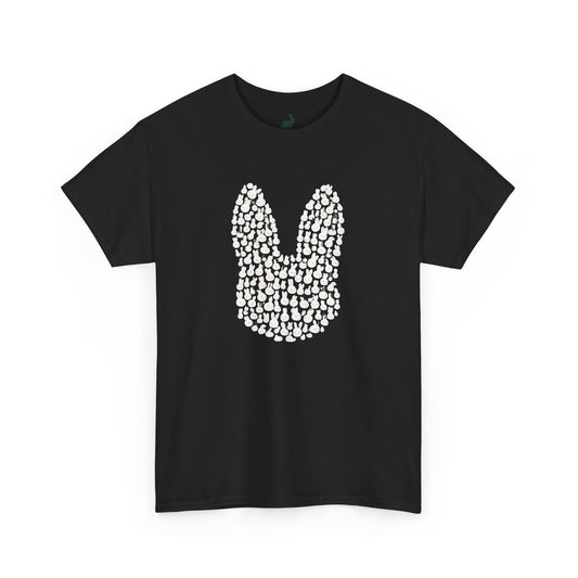 “Bun Within a Bun” Rabbit Head Shirt – Cuniculture Club Original - Cute Bunny Graphic Tee - Unisex Heavy Cotton T-Shirt