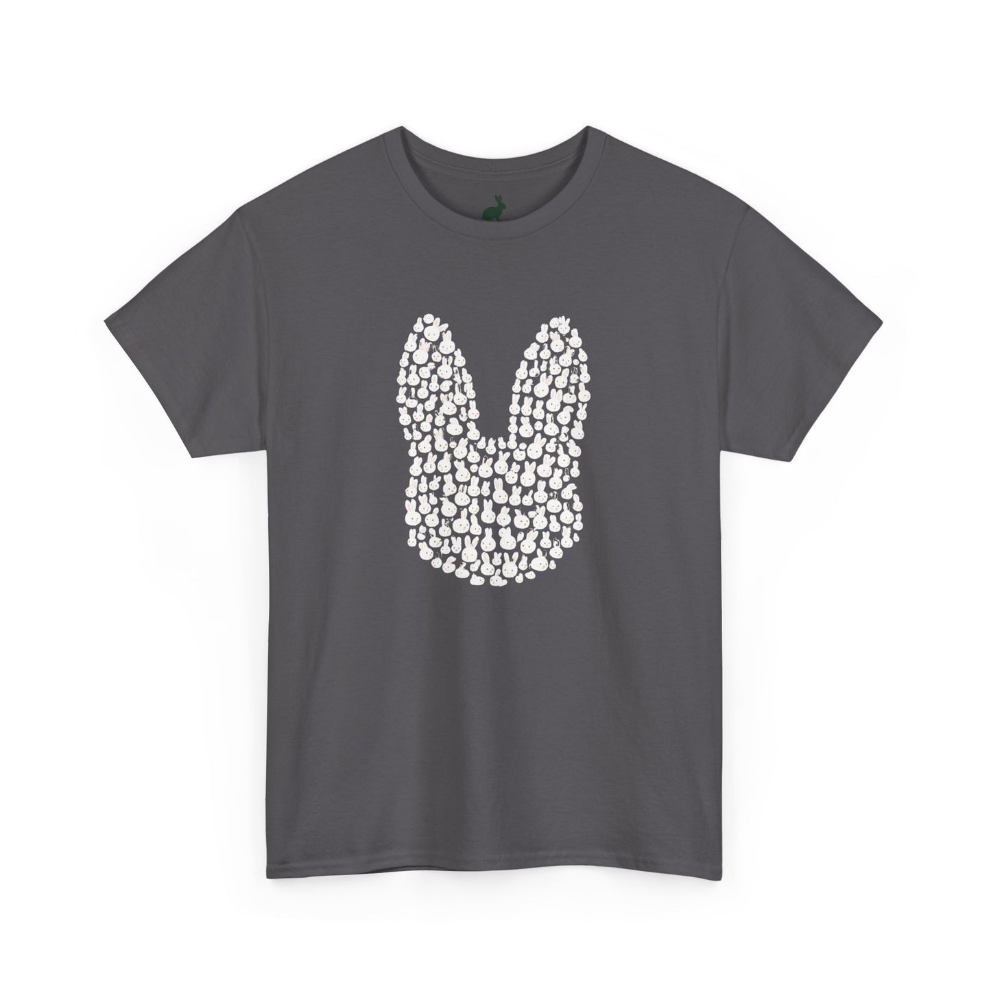 “Bun Within a Bun” Rabbit Head Shirt – Cuniculture Club Original - Cute Bunny Graphic Tee - Unisex Heavy Cotton T-Shirt