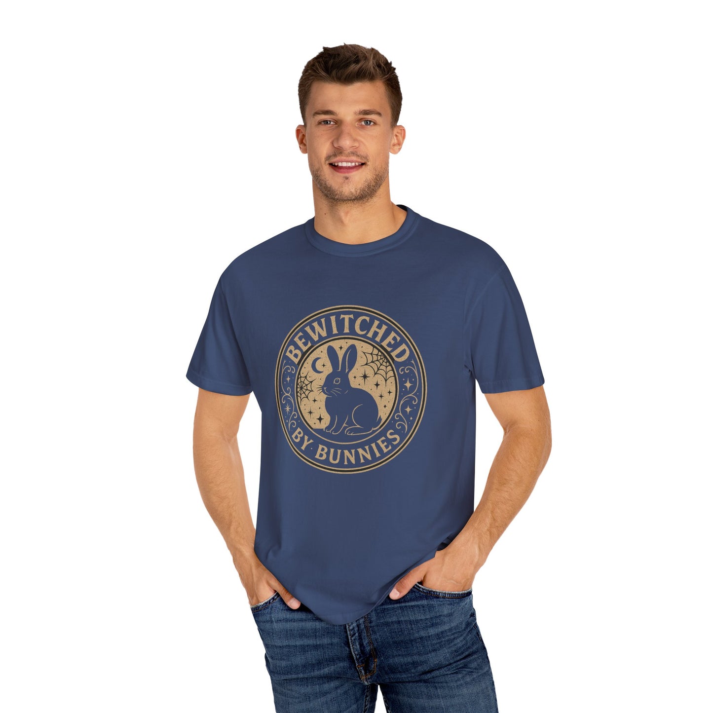 Bewitched by Bunnies Unisex T-shirt | Rabbit Enthusiast Tee - Halloween & Fall Collection