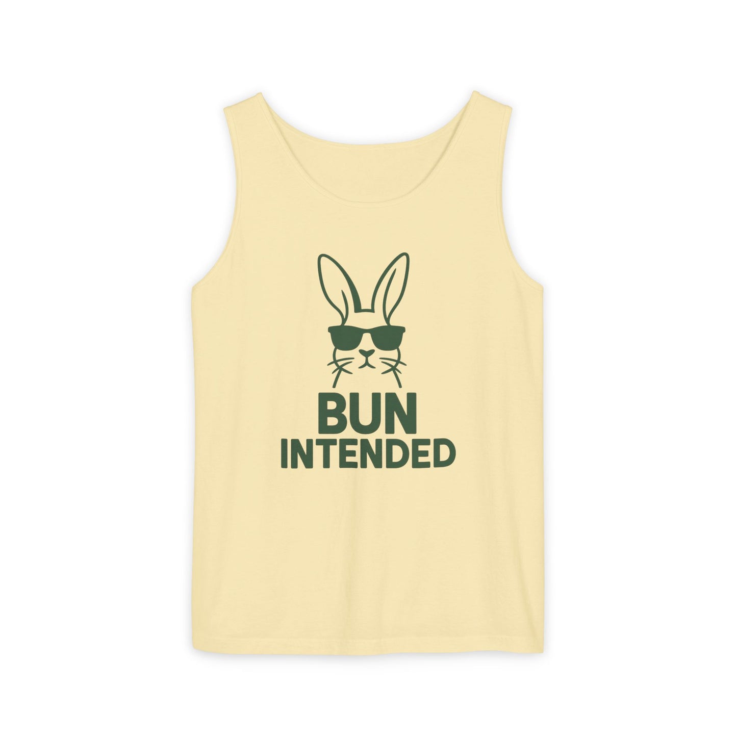 “Bun Intended” Funny Rabbit Tank Top – Unisex Summer Bunny Shirt