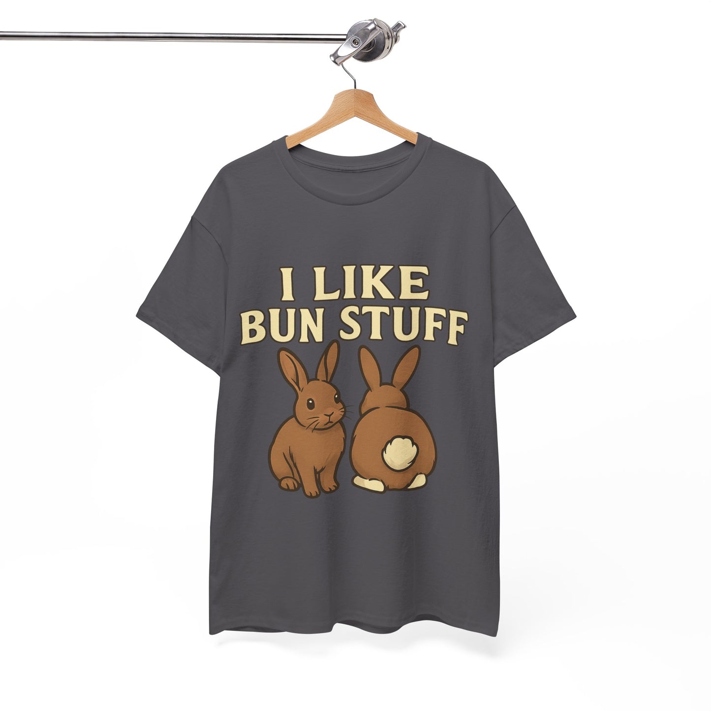 I Like Bun Stuff Tee - Rabbit T-Shirt - Gift for Bunny Lovers - Funny Animal Apparel - Bun Pun
