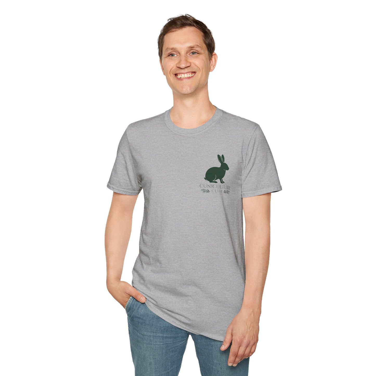 Cuniculture Club Classic Mini Logo Tee – CC Merch Collection Essential - Unisex Softstyle T-Shirt