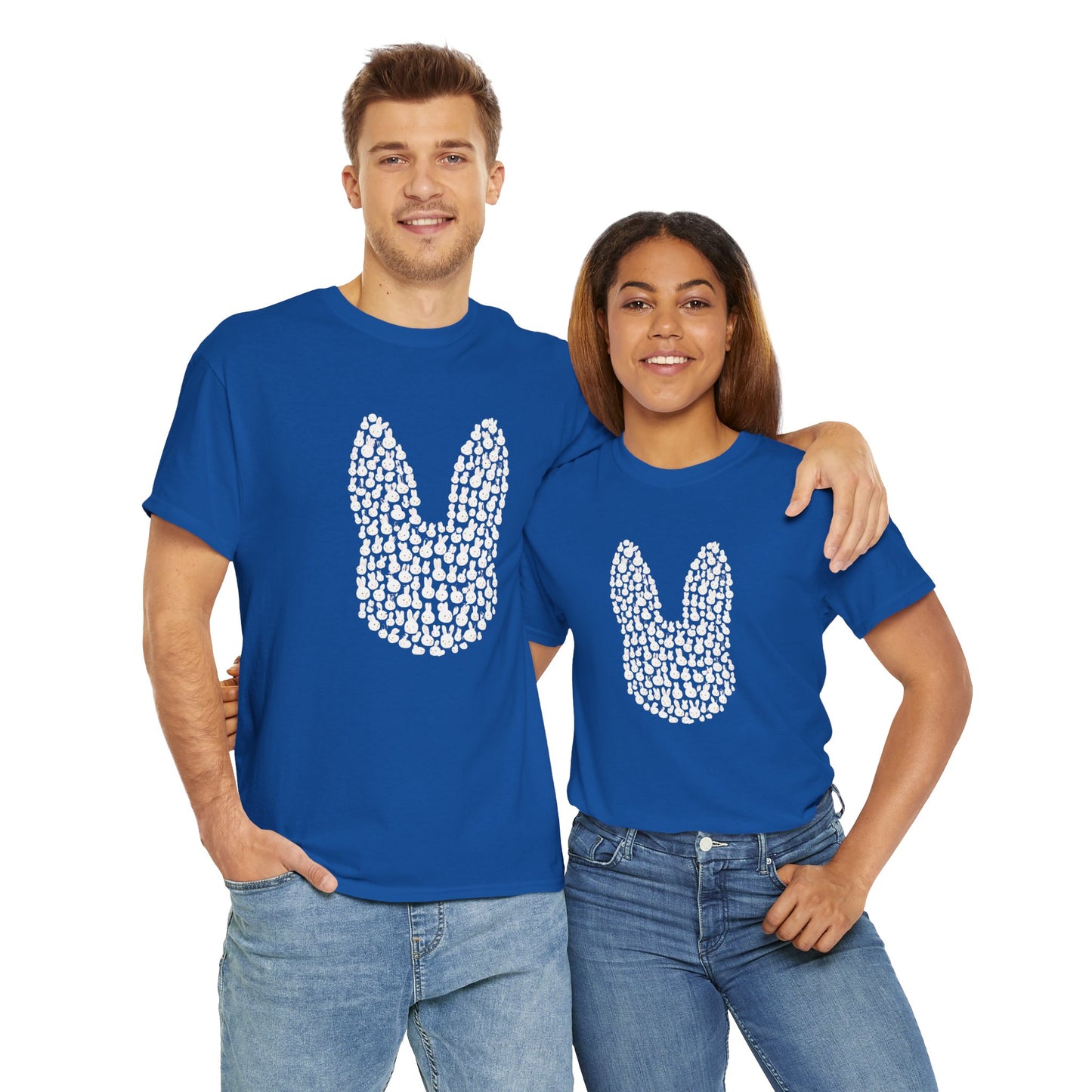 “Bun Within a Bun” Rabbit Head Shirt – Cuniculture Club Original - Cute Bunny Graphic Tee - Unisex Heavy Cotton T-Shirt