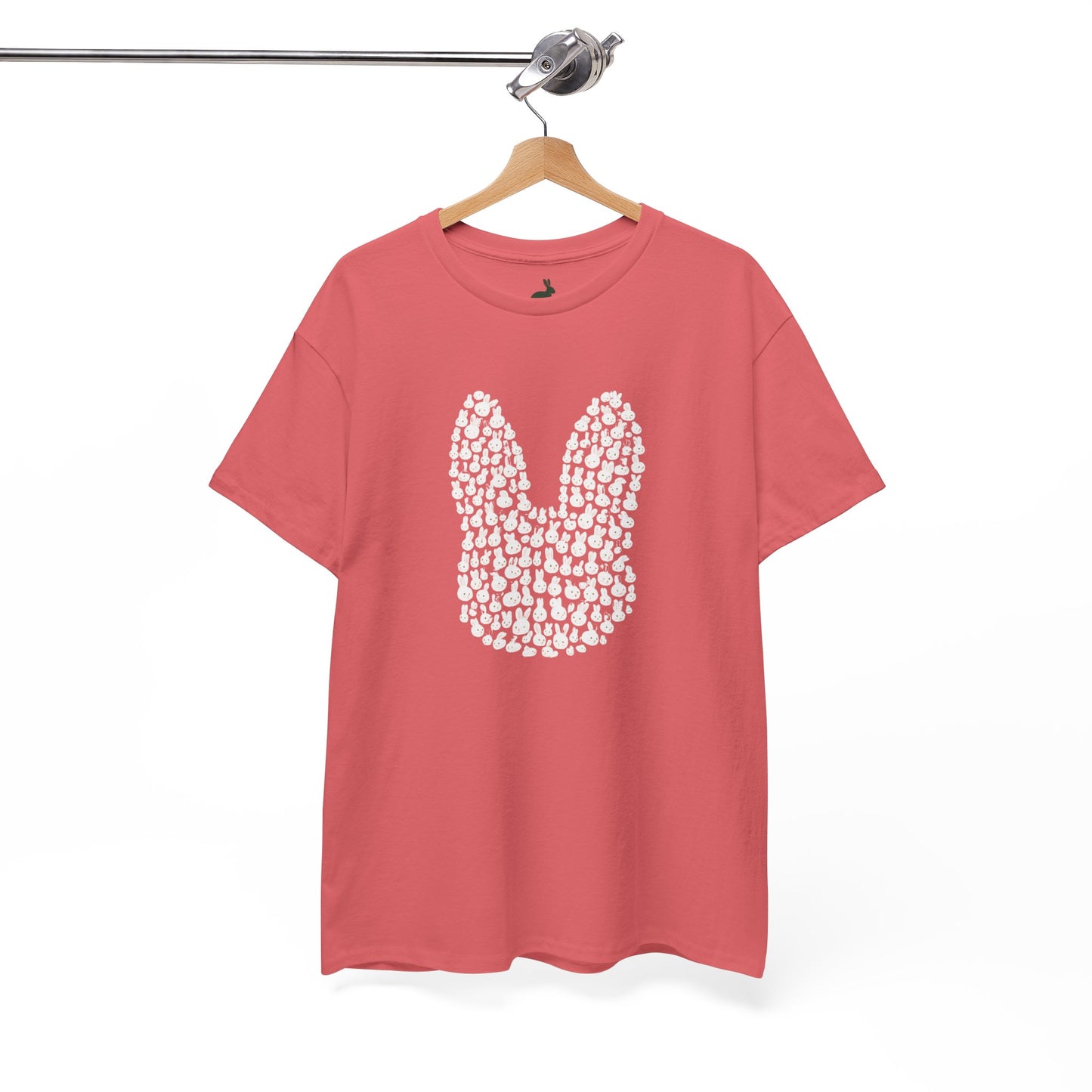 “Bun Within a Bun” Rabbit Head Shirt – Cuniculture Club Original - Cute Bunny Graphic Tee - Unisex Heavy Cotton T-Shirt