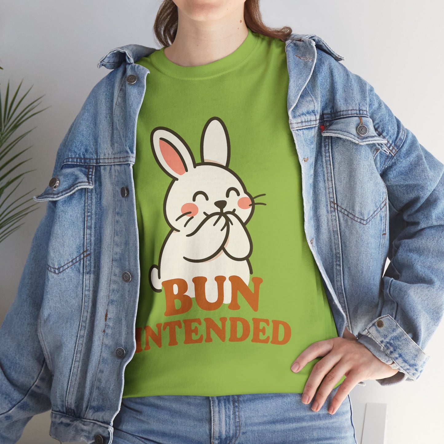 Cute Bunny Graphic Tee - Unisex Heavy Cotton Tee, Animal Lover Shirt, Easter Gift, Funny T-Shirt, Spring Fashion