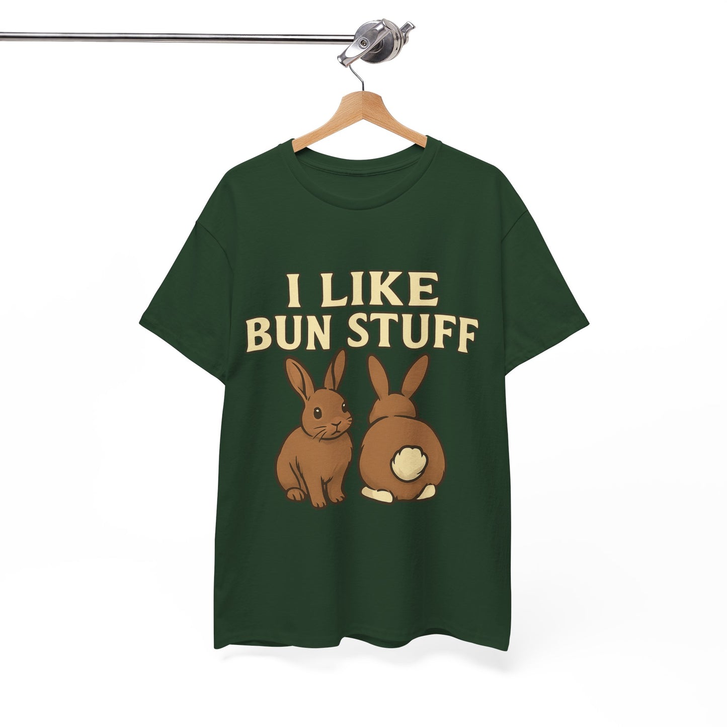 I Like Bun Stuff Tee - Rabbit T-Shirt - Gift for Bunny Lovers - Funny Animal Apparel - Bun Pun