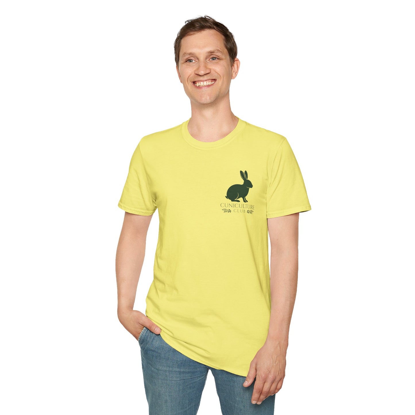 Cuniculture Club Classic Mini Logo Tee – CC Merch Collection Essential - Unisex Softstyle T-Shirt