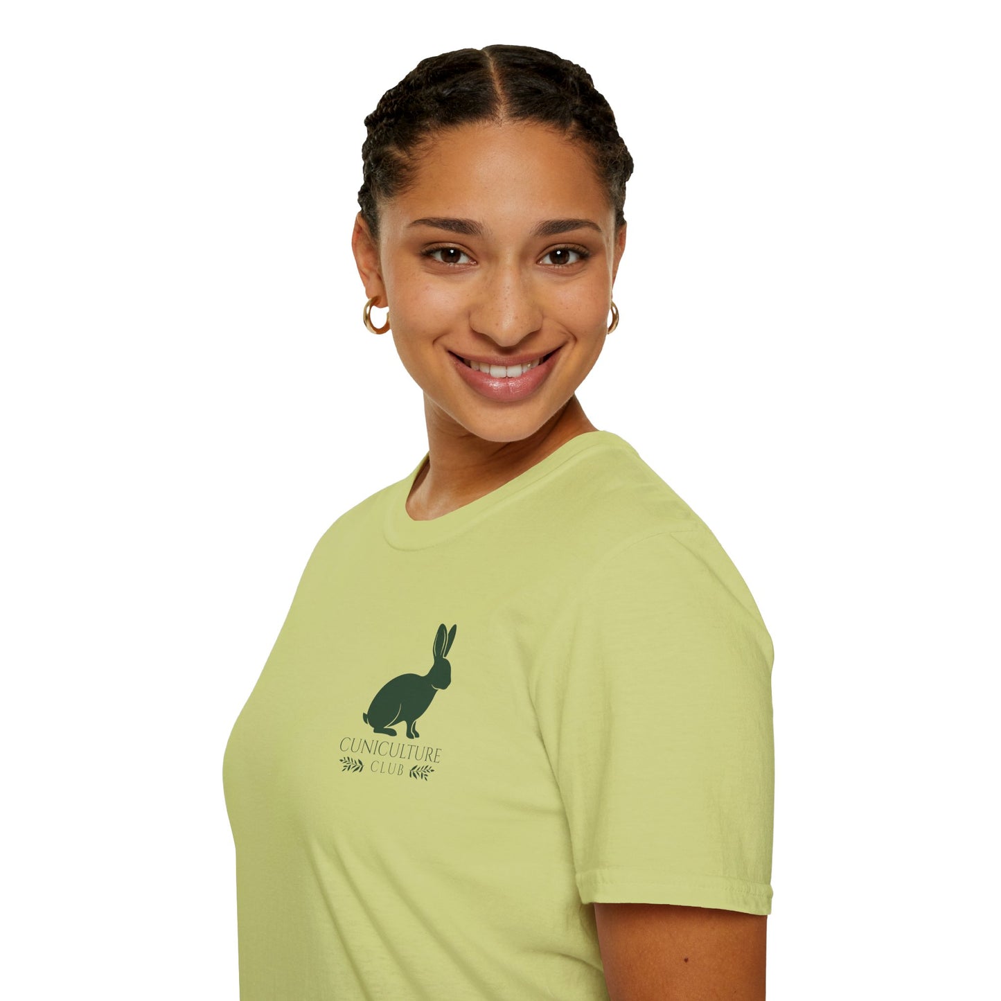 Cuniculture Club Classic Mini Logo Tee – CC Merch Collection Essential - Unisex Softstyle T-Shirt