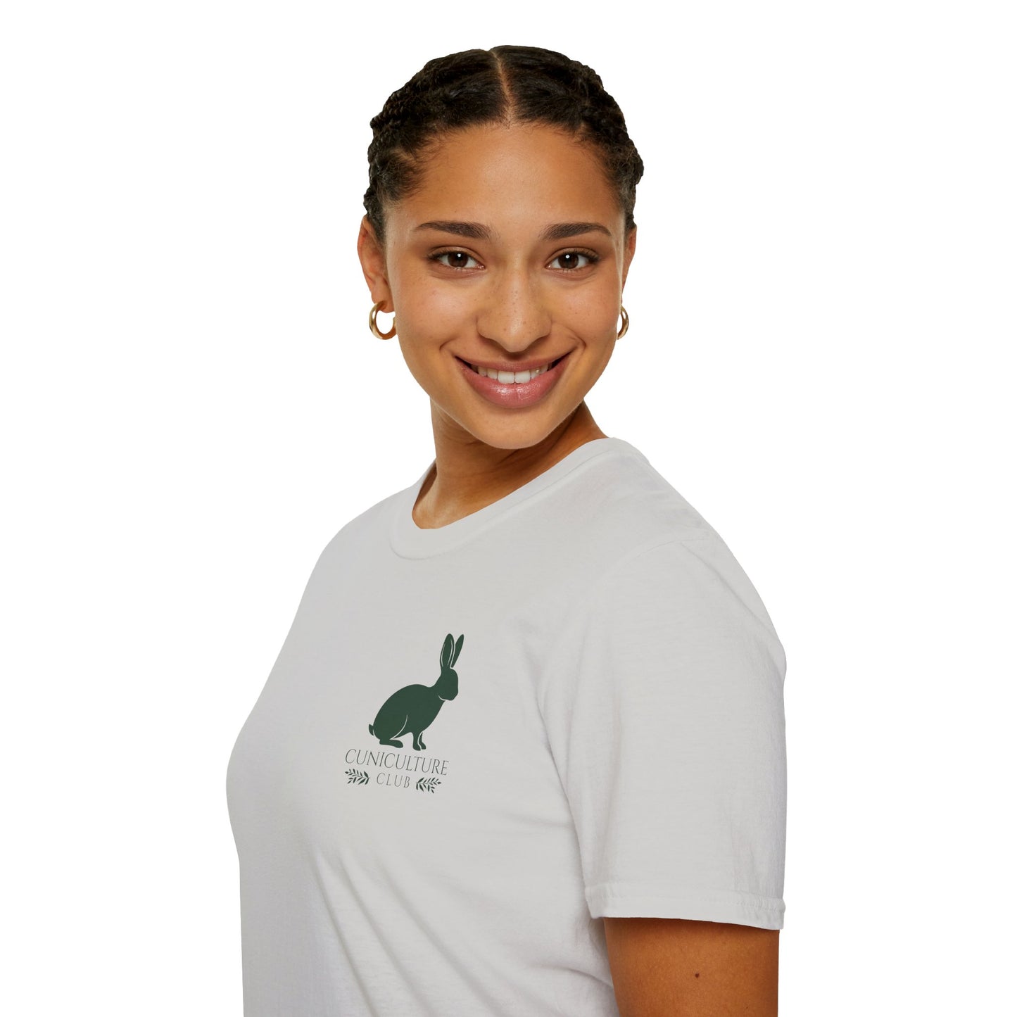 Cuniculture Club Classic Mini Logo Tee – CC Merch Collection Essential - Unisex Softstyle T-Shirt