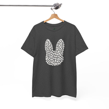 “Bun Within a Bun” Rabbit Head Shirt – Cuniculture Club Original - Cute Bunny Graphic Tee - Unisex Heavy Cotton T-Shirt