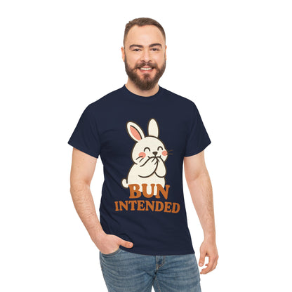 Cute Bunny Graphic Tee - Unisex Heavy Cotton Tee, Animal Lover Shirt, Easter Gift, Funny T-Shirt, Spring Fashion