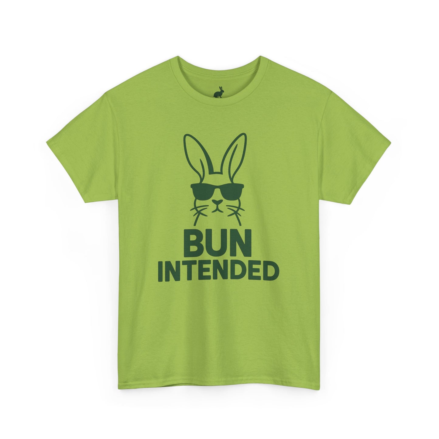 Bun Intended Rabbit in Sunglasses T-Shirt – Unisex Graphic Bunny Tee - Humorous Pun Shirt