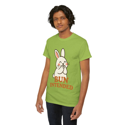 Cute Bunny Graphic Tee - Unisex Heavy Cotton Tee, Animal Lover Shirt, Easter Gift, Funny T-Shirt, Spring Fashion