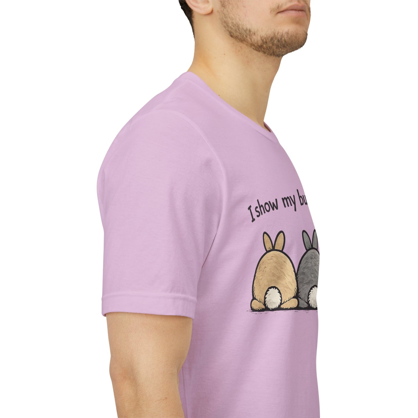"I Show My Buns in Public" T-Shirt – Rabbit Show Exhibitor Tee | Funny Unisex Bunny Apparel