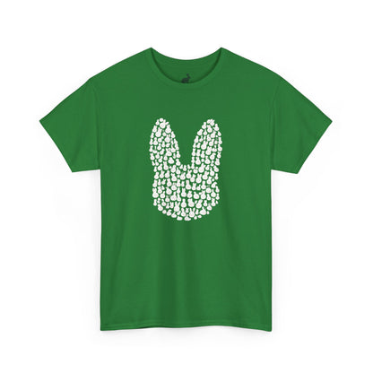 “Bun Within a Bun” Rabbit Head Shirt – Cuniculture Club Original - Cute Bunny Graphic Tee - Unisex Heavy Cotton T-Shirt