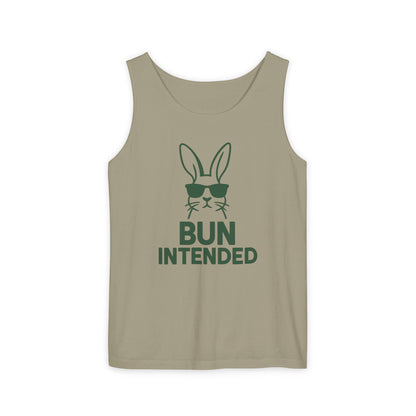 “Bun Intended” Funny Rabbit Tank Top – Unisex Summer Bunny Shirt