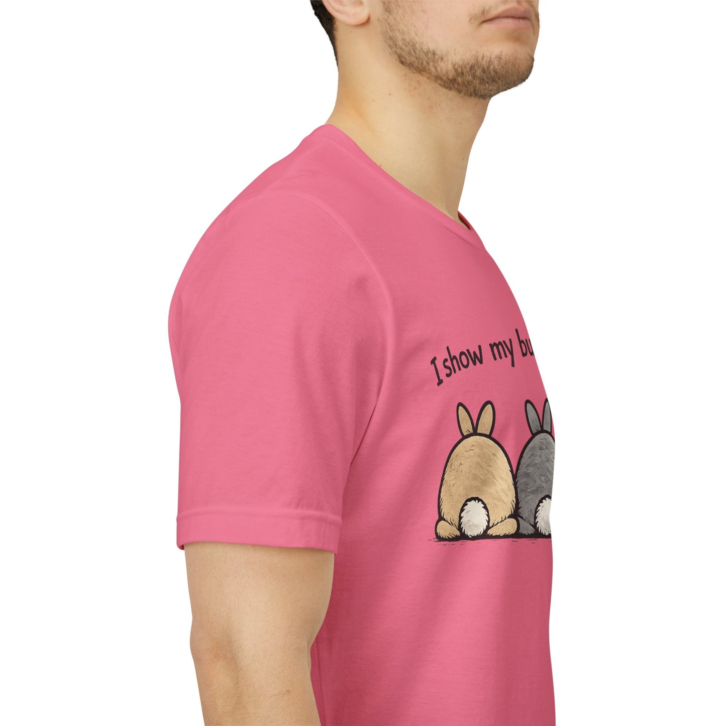 "I Show My Buns in Public" T-Shirt – Rabbit Show Exhibitor Tee | Funny Unisex Bunny Apparel
