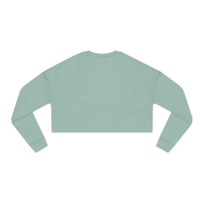 Painted Bunny Art Cropped Sweatshirt – Artsy Rabbit Vibes for Bunthusiasts - Cozy Animal Apparel