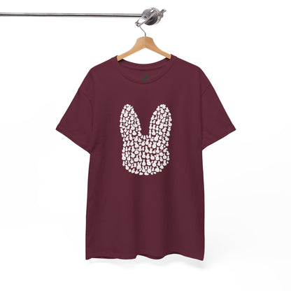 “Bun Within a Bun” Rabbit Head Shirt – Cuniculture Club Original - Cute Bunny Graphic Tee - Unisex Heavy Cotton T-Shirt