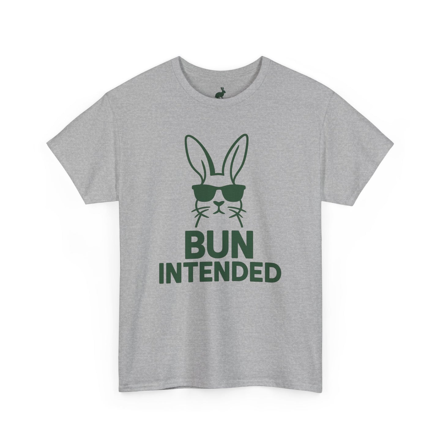Bun Intended Rabbit in Sunglasses T-Shirt – Unisex Graphic Bunny Tee - Humorous Pun Shirt