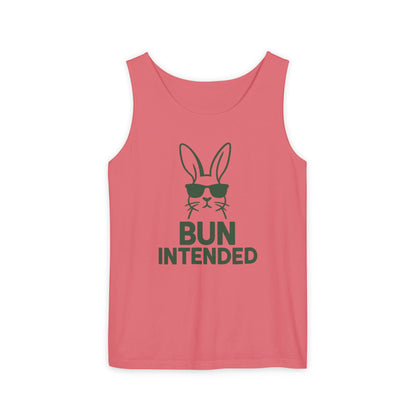 “Bun Intended” Funny Rabbit Tank Top – Unisex Summer Bunny Shirt