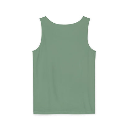 Spotted Rabbit Unisex Tank Top – Abstract Dot Bunny Design Tee for Bunthusiasts - Unisex Garment-Dyed Tank Top