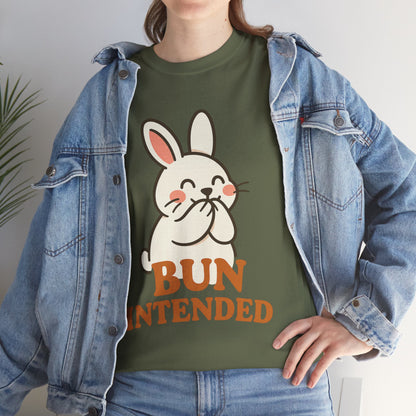 Cute Bunny Graphic Tee - Unisex Heavy Cotton Tee, Animal Lover Shirt, Easter Gift, Funny T-Shirt, Spring Fashion