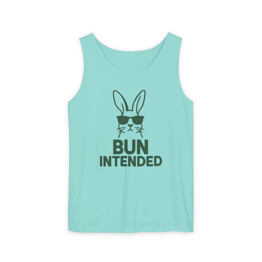 “Bun Intended” Funny Rabbit Tank Top – Unisex Summer Bunny Shirt