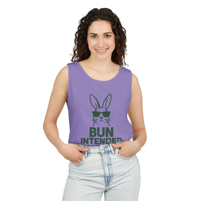 “Bun Intended” Funny Rabbit Tank Top – Unisex Summer Bunny Shirt