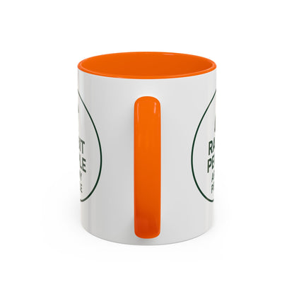 Rabbit People Are My People Ceramic Mug – Multiple Accent Colors Coffee Mug - Two Sizes: 11 oz & 15 oz