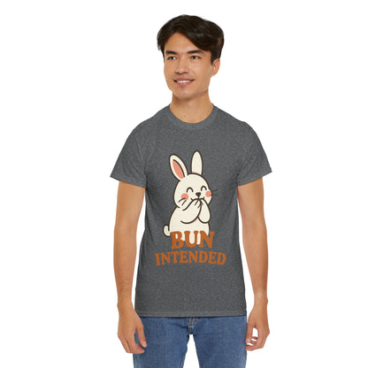 Cute Bunny Graphic Tee - Unisex Heavy Cotton Tee, Animal Lover Shirt, Easter Gift, Funny T-Shirt, Spring Fashion