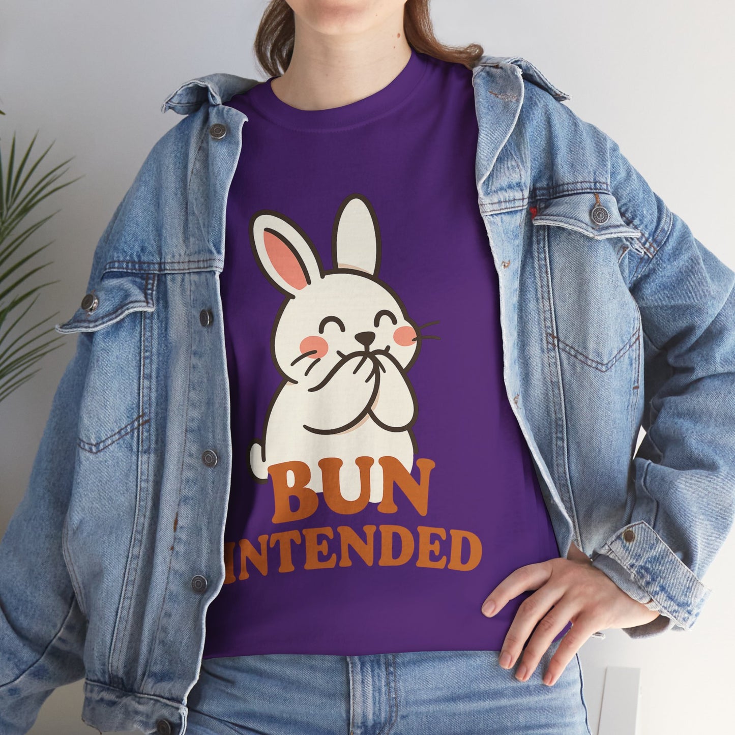 Cute Bunny Graphic Tee - Unisex Heavy Cotton Tee, Animal Lover Shirt, Easter Gift, Funny T-Shirt, Spring Fashion