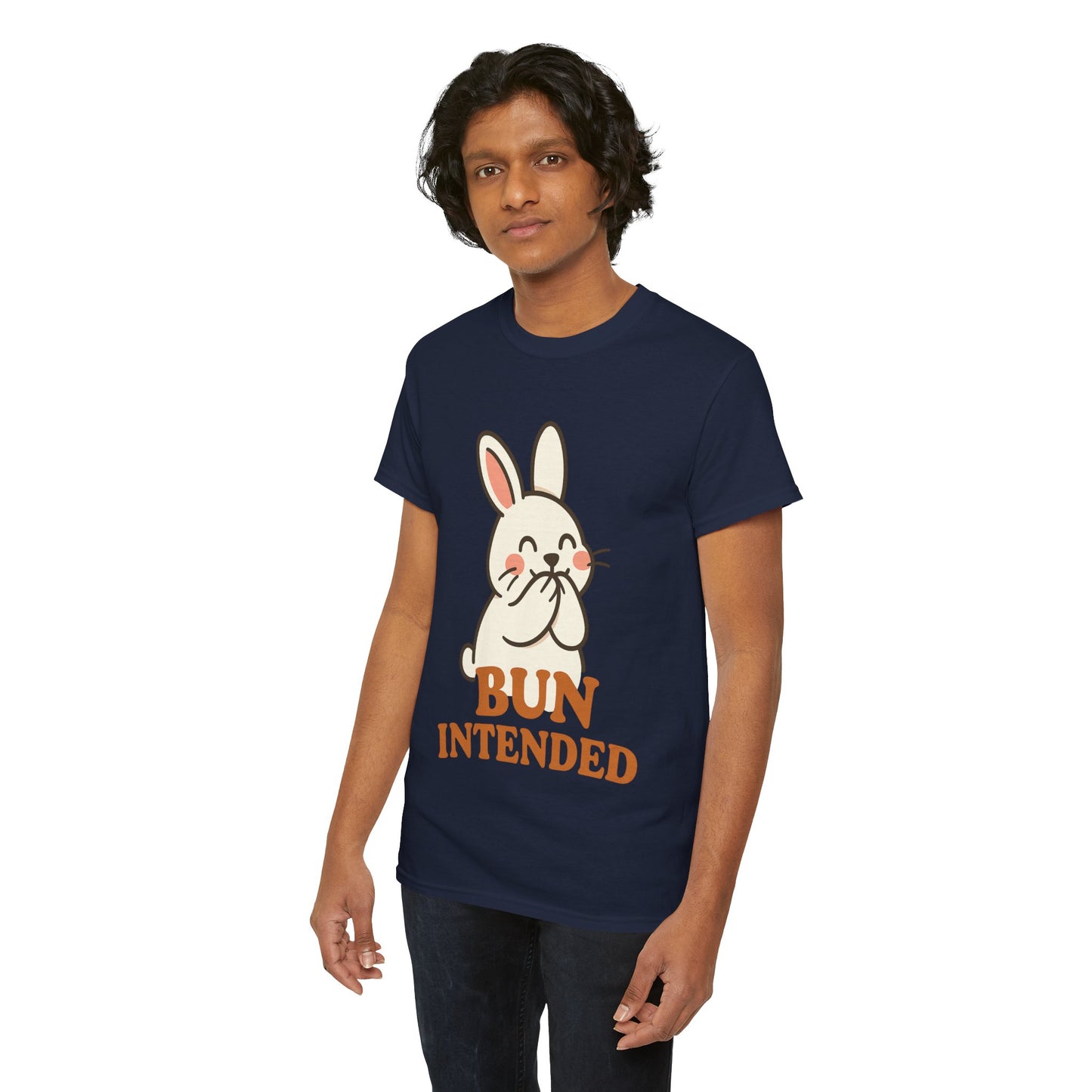 Cute Bunny Graphic Tee - Unisex Heavy Cotton Tee, Animal Lover Shirt, Easter Gift, Funny T-Shirt, Spring Fashion