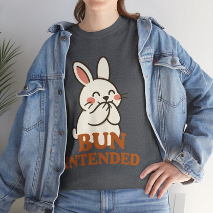 Cute Bunny Graphic Tee - Unisex Heavy Cotton Tee, Animal Lover Shirt, Easter Gift, Funny T-Shirt, Spring Fashion