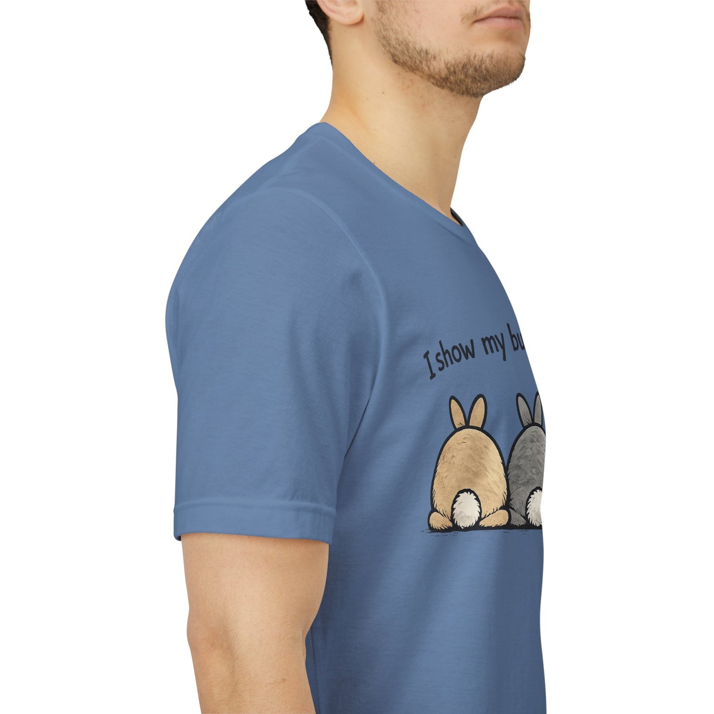 "I Show My Buns in Public" T-Shirt – Rabbit Show Exhibitor Tee | Funny Unisex Bunny Apparel