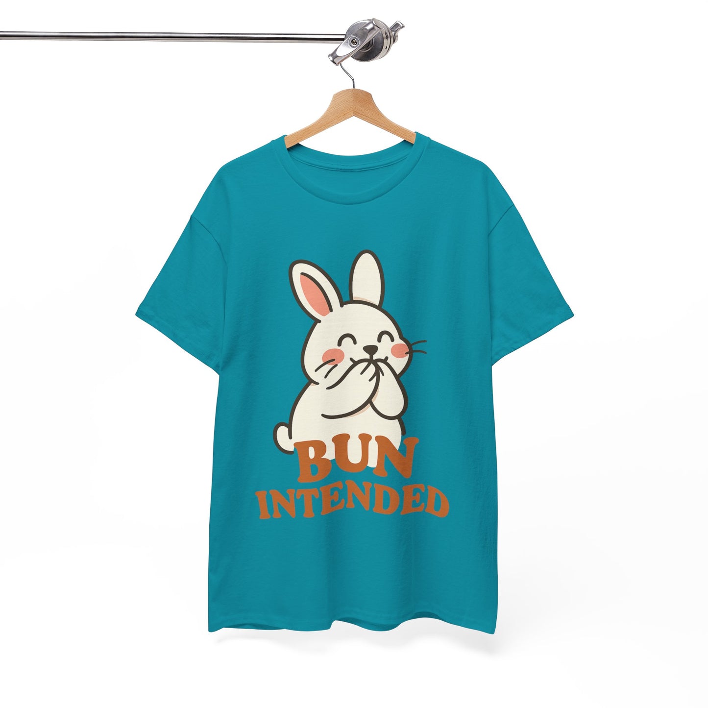 Cute Bunny Graphic Tee - Unisex Heavy Cotton Tee, Animal Lover Shirt, Easter Gift, Funny T-Shirt, Spring Fashion