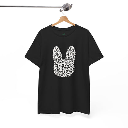 “Bun Within a Bun” Rabbit Head Shirt – Cuniculture Club Original - Cute Bunny Graphic Tee - Unisex Heavy Cotton T-Shirt