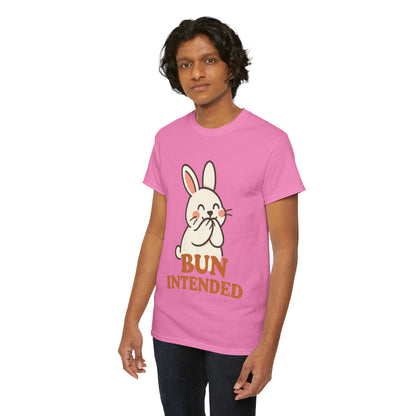 Cute Bunny Graphic Tee - Unisex Heavy Cotton Tee, Animal Lover Shirt, Easter Gift, Funny T-Shirt, Spring Fashion